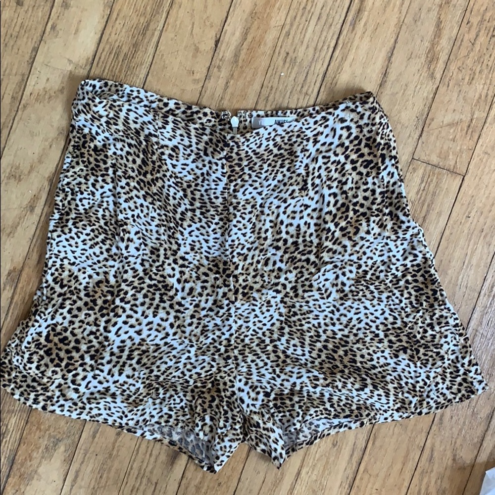 Flowy cheetah shorts!